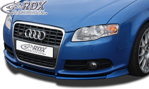 RDX Front Spoiler VARIO-X for AUDI A4 B7 8H convertible 2005+ / S4 convertible 2005+ (S-Line- and S4-Frontbumper) Front Lip Splitter