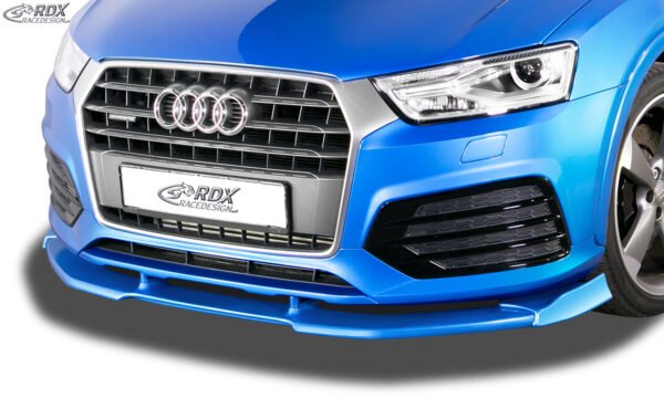 RDX Front Spoiler VARIO-X for AUDI Q3 8U S-Line (2014-2018) Front Lip Splitter