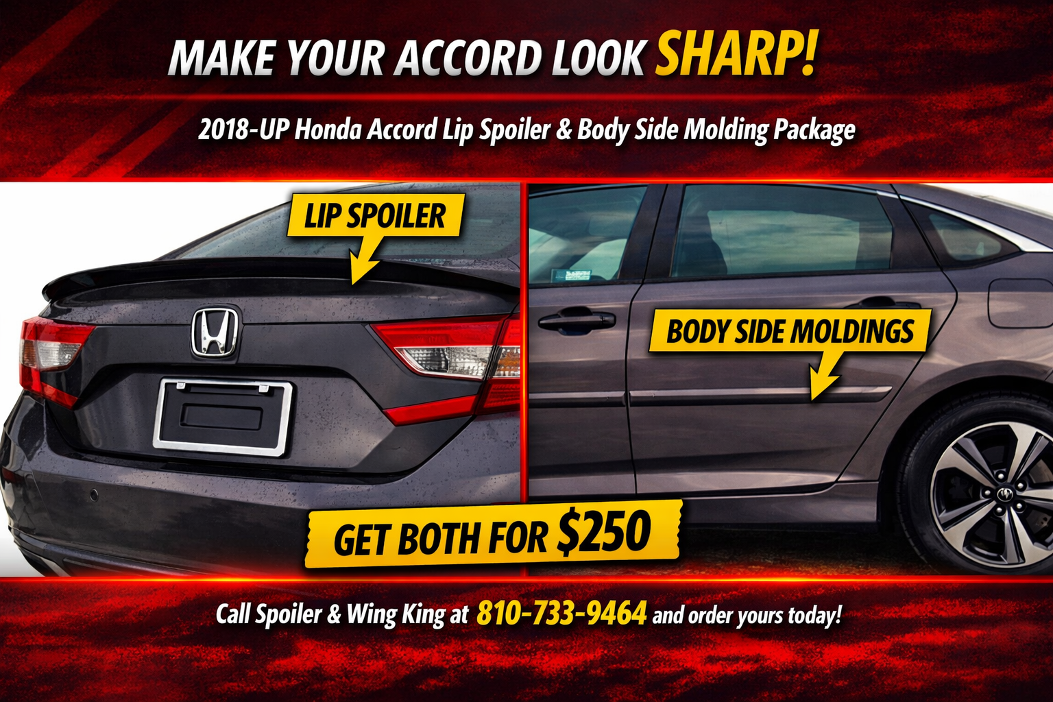 2018-2022 Honda Accord 4 Door Duo